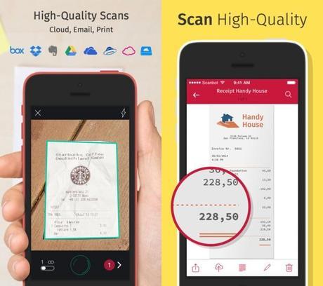 Applefive Free Apps: 21 Agosto. Applicazioni gratis sull’App Store Scanbot | PDF & QR Code Scanner, Cloud Upload, OCR, Multi-Page Scan