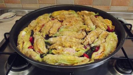 FIORI DI ZUCCA AL FORNO