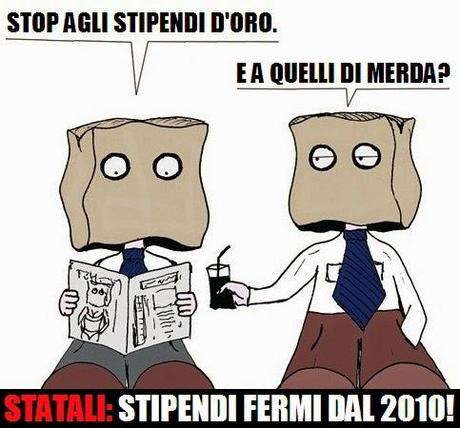 Stipendi degli Statali ancora fermi al palo fino al 2018!