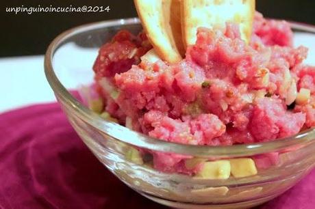 Tartare di manzo e avocado