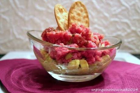 Tartare di manzo e avocado