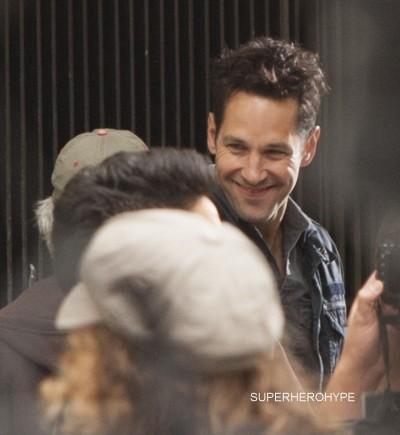 Nuove immagini di Paul Rudd dal set di Ant Man   Peyton Reed Paul Rudd Michael Douglas Evangeline Lilly Corey Stoll Ant Man 