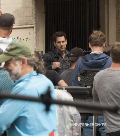 Nuove immagini di Paul Rudd dal set di Ant Man   Peyton Reed Paul Rudd Michael Douglas Evangeline Lilly Corey Stoll Ant Man 