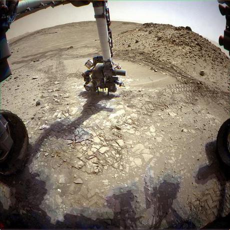 Curiosity Front Hazcam Sol 724 - Bonanza King