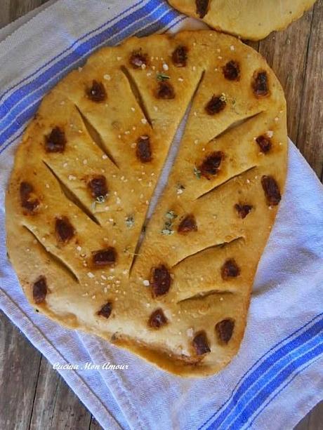 Fougasse alle Erbe Aromatiche e Chouriço