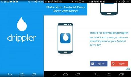 drippler 600x355 Drippler: tutto ciò che devi sapere sul tuo smartphone Android in unapp! applicazioni  play store google play store 