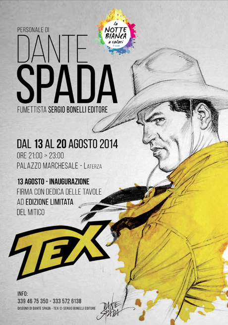 Dante Spada e il suo TEX in mostra