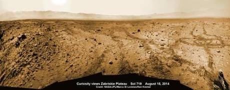Curiosity and Zabriskie Plateau Sol 719