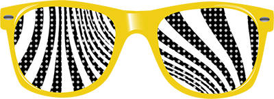 Social Glasses in Yellow