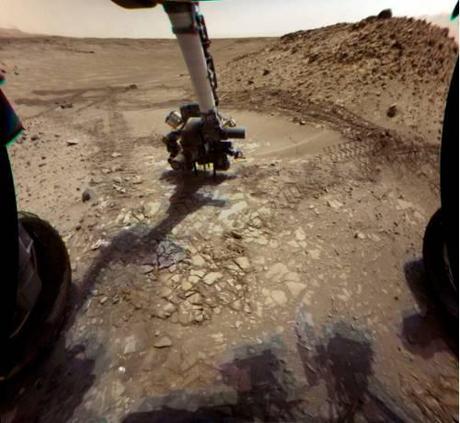 Curiosity HazCam sol 724