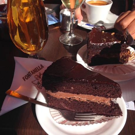 La fenomenale torta di cioccolato di Fontanella a M'dina - foto di Elisa Chisana Hoshi