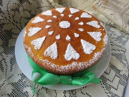 La Hot Milk Sponge Cake Ovverola prova di una torta per il compleanno di Giulia