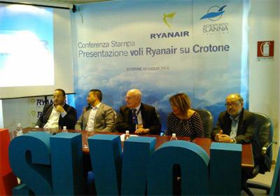 Ryanair a Crotone: 
