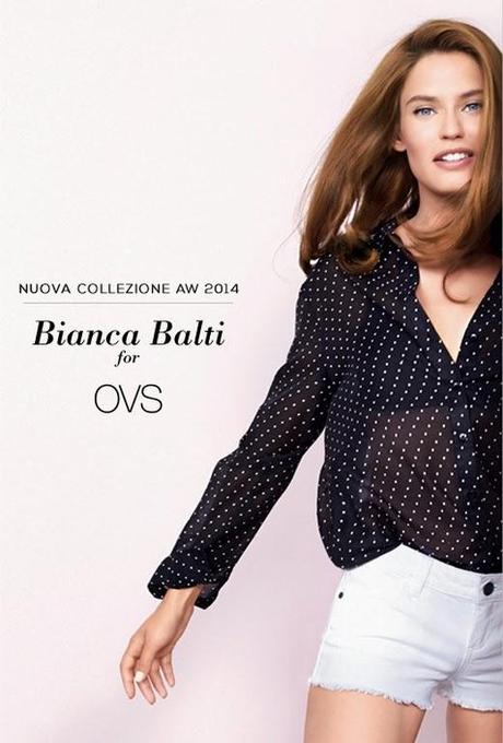 Spontaneità e naturalezza: Bianca Balti è il nuovo volto di OVS per la campagna AI 2014/2015