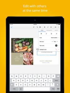 Google Slides iOS iPad