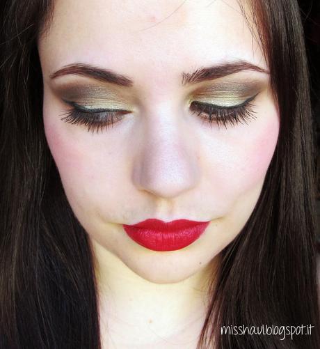 [Makeup look] Ruby Aurum: quando l'oro incontra il rosso!