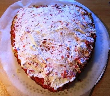 Ecco la torta per il Compleanno di Giulia ovvero la Hot Milk Sponge Cake a forma di cuore