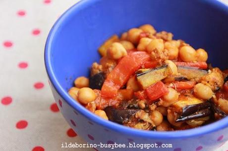 Rimescoliamo - Insalata Calda di Ceci e Peperoni or Warm Pepper and Chickpeas Salad