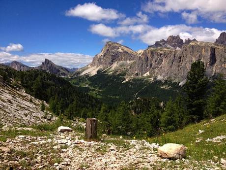 Lagazuoi, Falzaego, Sass de Stria viste dalle Cinque Torri (Ma Bohème - foto by Primula)