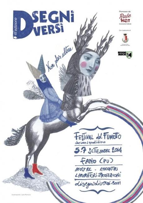 Dal 5 al 7 settembre 2014 torna il festival del fumetto Disegni Diversi   