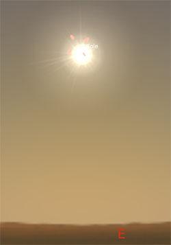 Transito di Fobos 8 agosto 2014 - Stellarium