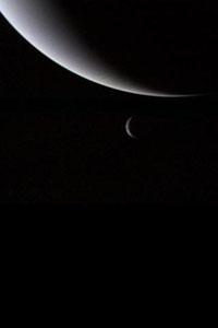 Voyager 2: Nettuno e Tritone - Credit: NASA / JPL