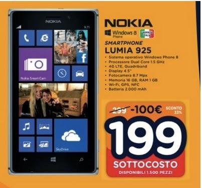 Non lasciatevi sfuggire l'occasione di possedere un Lumia 925 a 199€ correte da Unieuro