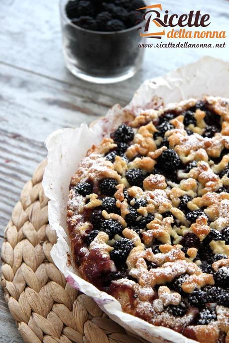 Ricetta sbriciolata ricotta more