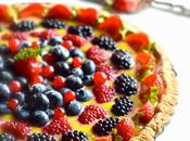 Crostata farro frutti bosco lemon curd