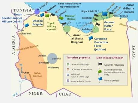 Localizzazione degli scontri - Fonte: ISPI