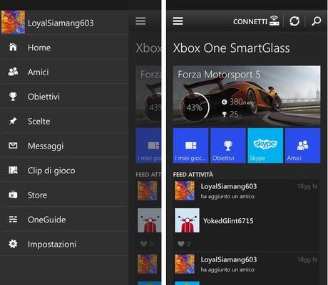 Xbox One SmartGlass