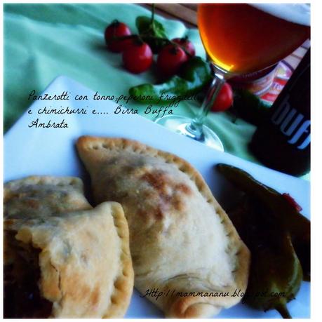 PANZEROTTO CON PEPERONI FRIGGITELLI,TONNO E CHIMICHURRI