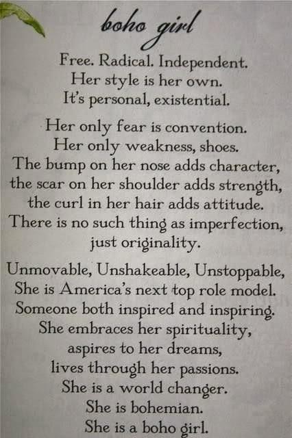 Late summer looks: bohemienne