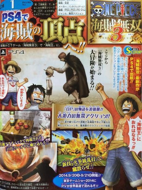 Annunciato One Piece: Pirate Warriors 3 per PlayStation 3, PlayStation 4 e PlayStation Vita - Notizia - PS3