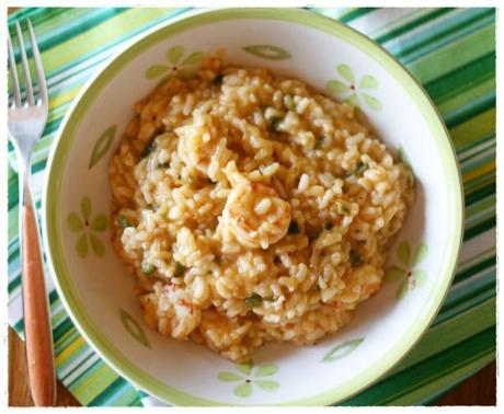 Risotto gamberi e zucchine