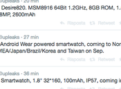 Smartwatch arrivo Secondo @upleaks pare proprio
