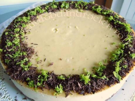 Lime and chocolate cheesecake Lime and chocolate cheesecake