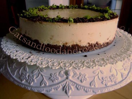 Lime and chocolate cheesecake Lime and chocolate cheesecake