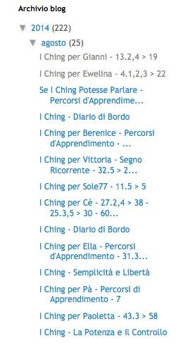 I Ching - Diario di Bordo - NickName