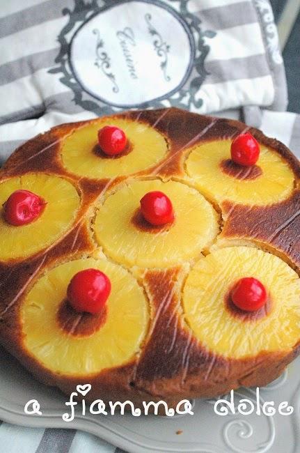 Torta rovesciata all'ananas (veg)