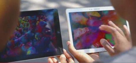 Galaxy Tab S vs Apple iPad Air 600x280 Galaxy Tab S vs Apple iPad Air: nuovo scontro (video) news  samsung galaxy tab s samsung apple 