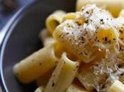 Rigatoni cacio pepe.