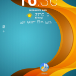 Widget orologio/meteo/calendario/estensioni cpu monitor