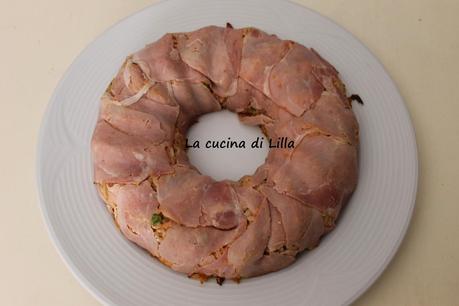 Riso e risotti: Timballo di riso con prosciutto e piselli