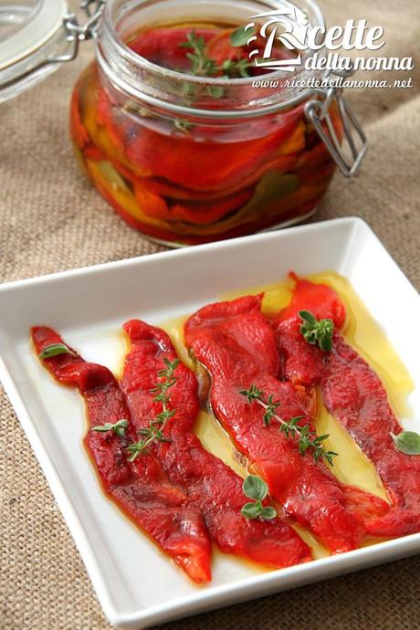 Ricetta peperoni sott'olio