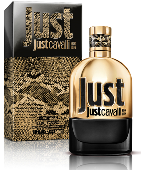 Roberto Cavalli, Just Gold for Her & for Him Fragrances - Preview