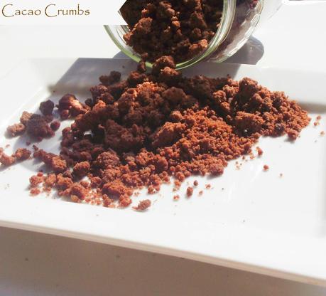 Briciole di cacao ovvero come ti impreziosisco il gelato, lo yogurt , la mousse e....