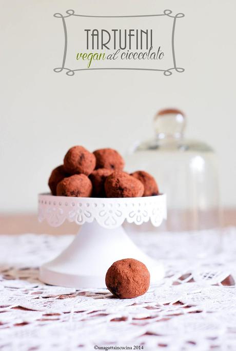 Tartufi vegan di cioccolato