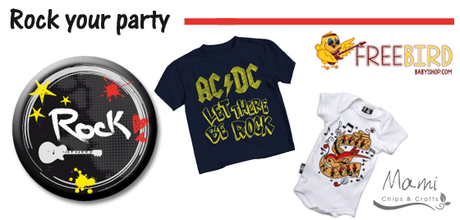 Bambini Rock: party set e abbigliamento