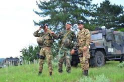 Kosovo/ Pec/Peja. Visita del Generale Farina, Comandante di KFOR al MNBG-W
